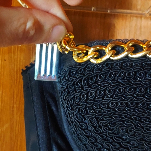 Kimberly Bloom Vintage Black Embellished Bustier Top - Picture 5 of 12